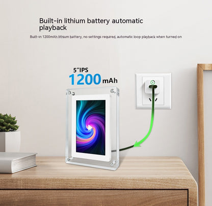 5-tums Digitalt Elektroniskt Fotoalbum LurSaker