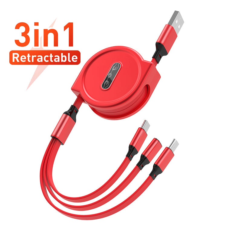 Retraktabel 3-i-1-laddare LurSaker