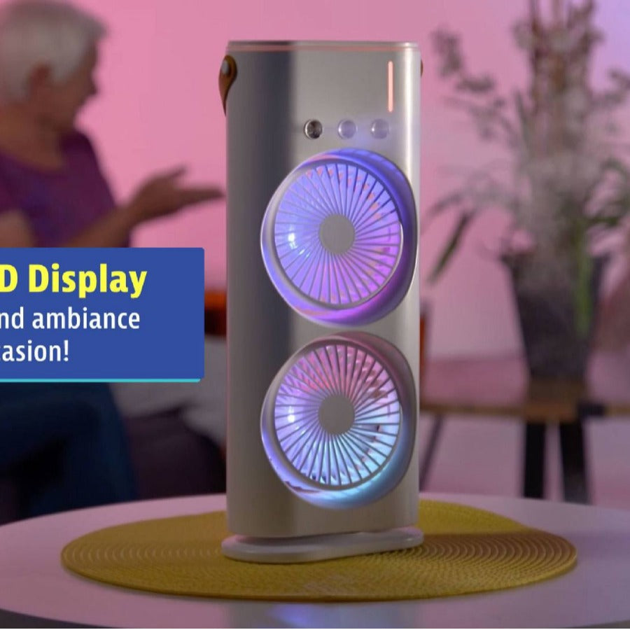 Mini Luftkylare Multifunktionell USB-bärbar Luftkonditionering Fläkt