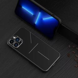 Frostad skal Metall bakplatta Mobilskal för iPhone LurSaker