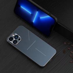 Frostad skal Metall bakplatta Mobilskal för iPhone LurSaker